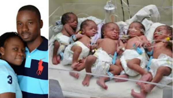 Oluwakemi-and-Imudia-Uduehi-and-Quintuplets-600×340