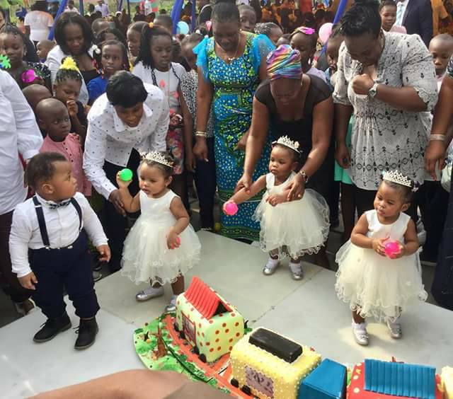 Governor-Dickson-and-wife-celebrate-their-quadruplets-first-birthday-Lailasnews-3