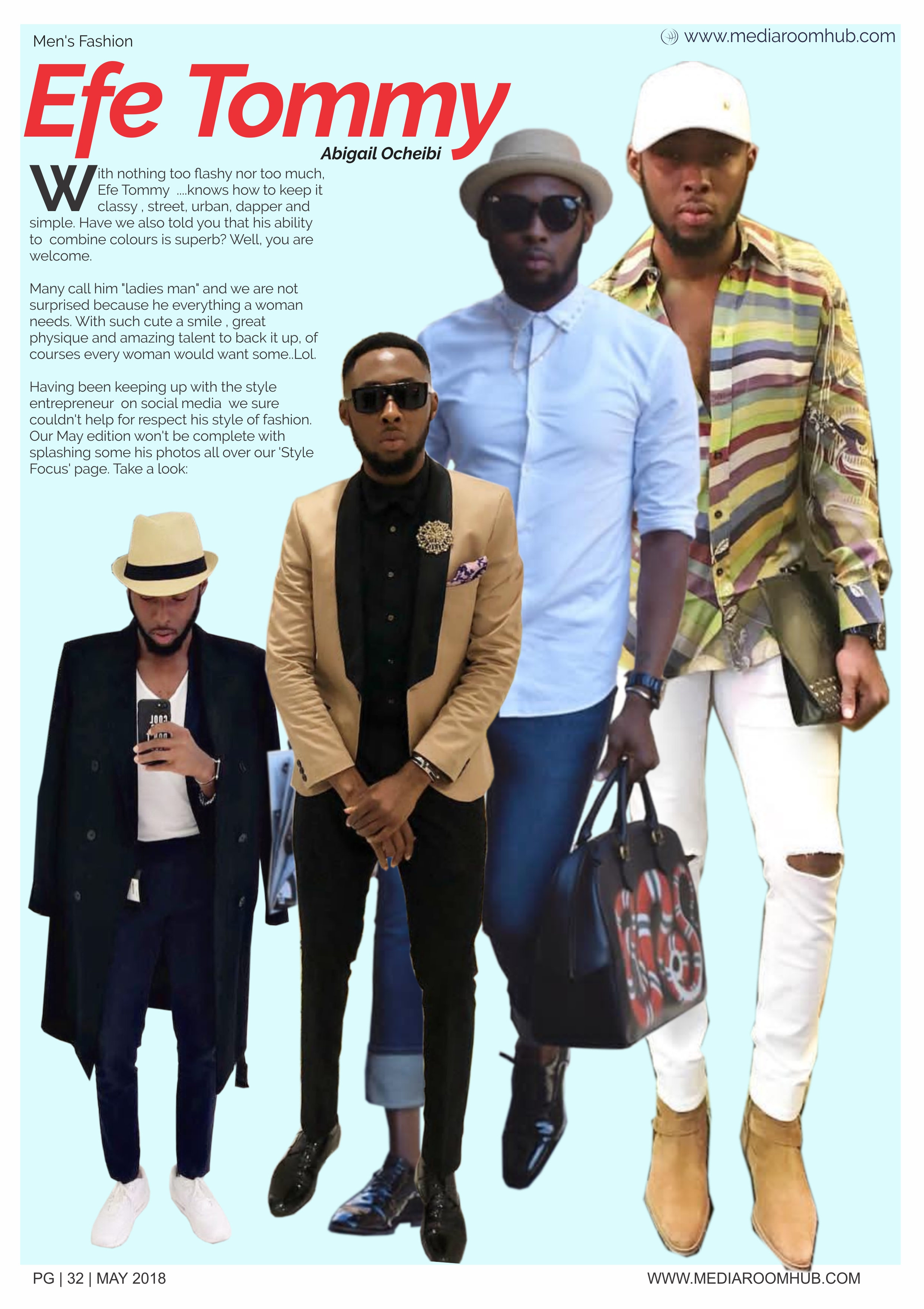 May Edition MRH 2018 men’s fashion efe
