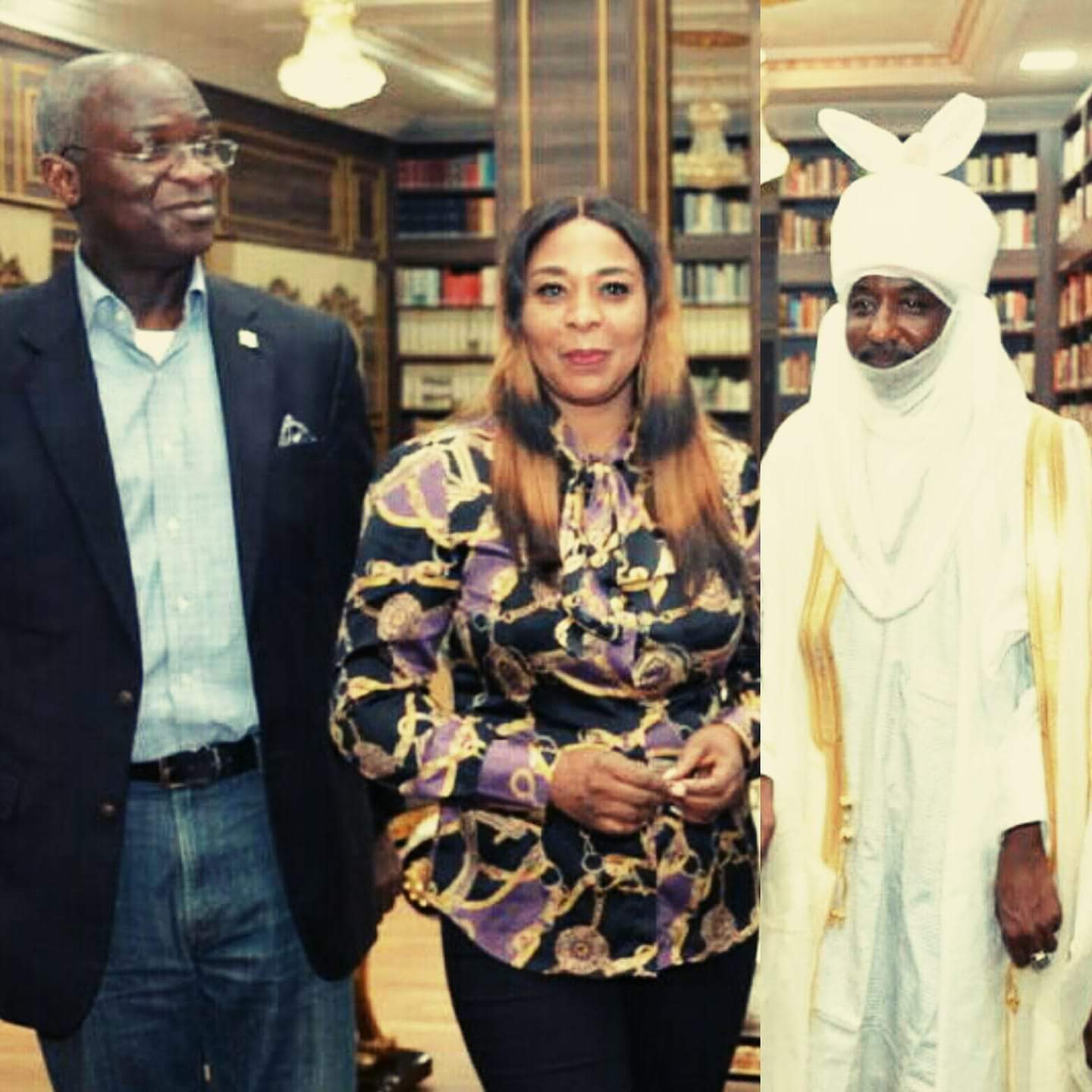 Babatunde Raji Fashola and Tricia Eseigbe Kerry