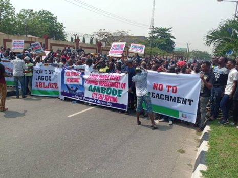 Ambode-impeachment-protest