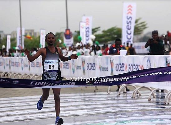 Sintayehu Legese wins 2019 Lagos City Marathon
