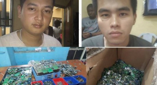 Lagos-police-arrest-two-Chinese-over-e-waste-factory
