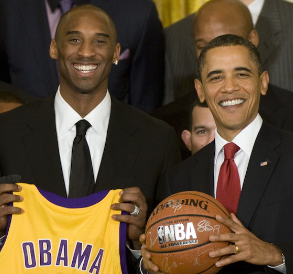 Kobe Bryant and Barack Obama