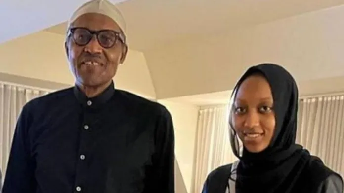 Muhammadu-Buhari-and-daughter-in-law-Zahra-Buhari