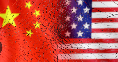 China-US-flags